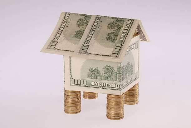 istock The house from dollars costs on coins 508342938