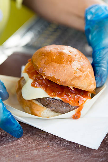 istock Gourmet fast food burger 508344188