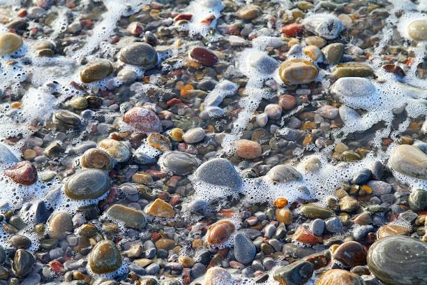 istock close up of pebbles and surf 508346684