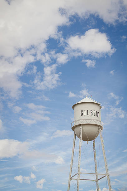 Gilbert Arizona Water Tower stock photo