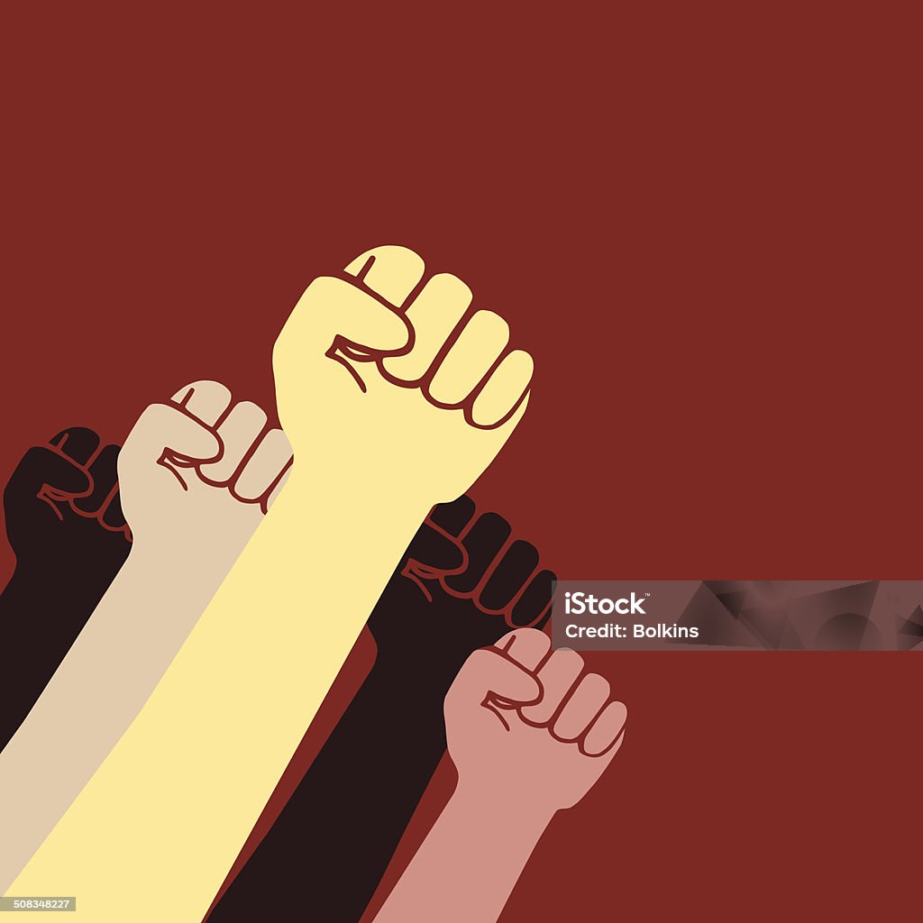 Revolution fist This is an illustration about revolution theme Justice - Concept stock vector