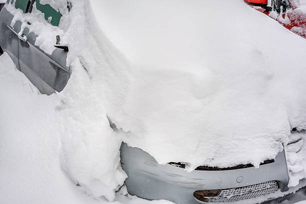 istock Car covered with snow in the winter 508348440