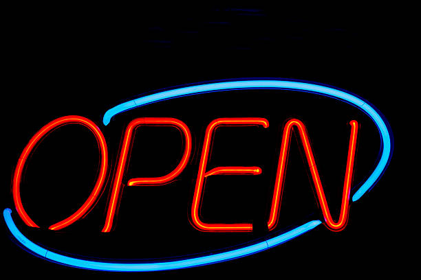 istock Red and Blue Neon 