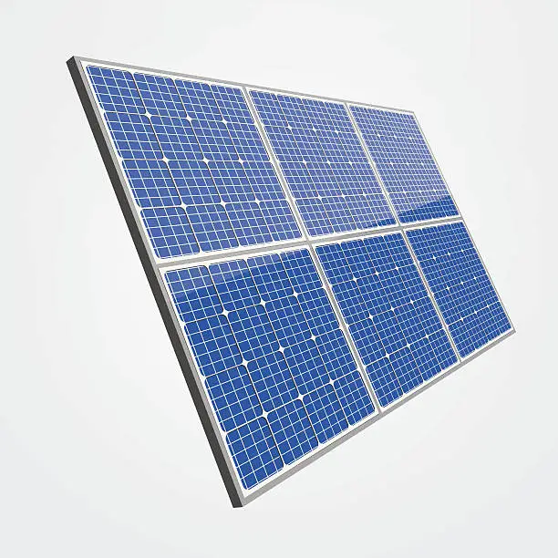 Vector illustration of Solar panel