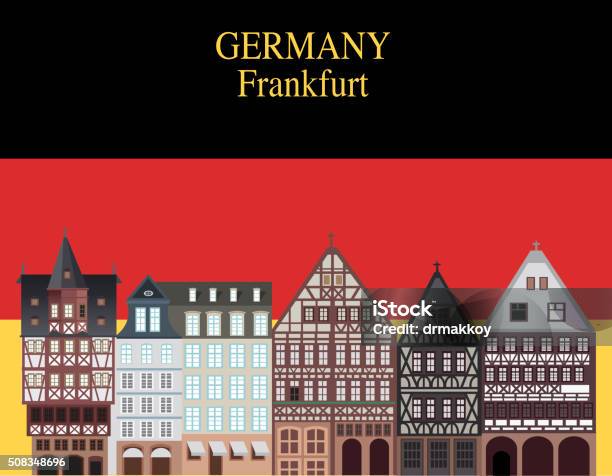 Frankfurt Stock Illustration - Download Image Now - Symbol, Building Exterior, Built Structure