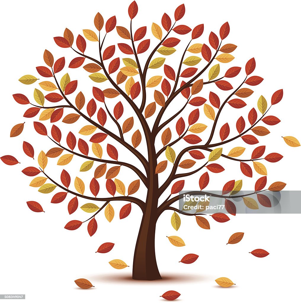 Autumn Tree design Autumn tree design. Hi-res jpg included and EPS-10 file, no transparency Tree stock vector