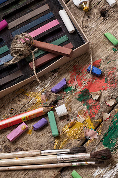 istock color paints,crayons and pencils 508349057