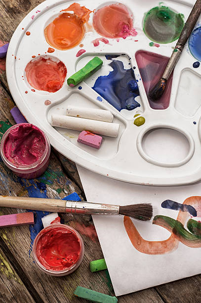 istock color paints,crayons and pencils 508349059
