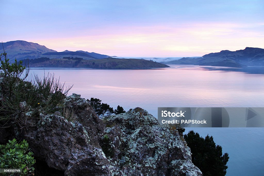 New Zealand Landscape Awe Stock Photo