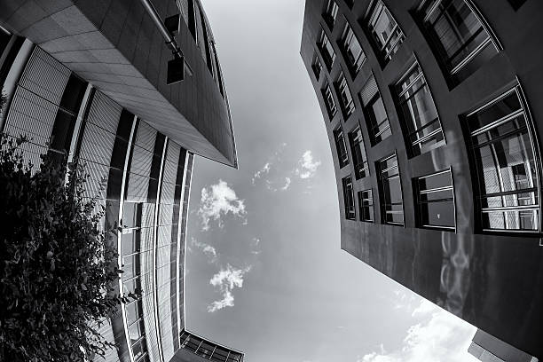 istock Modern Buildings in Munich, Germany. Black and White 508351013