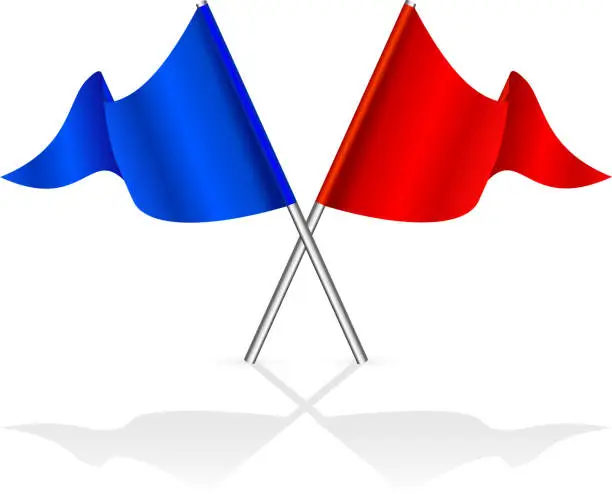 Vector illustration of Flags