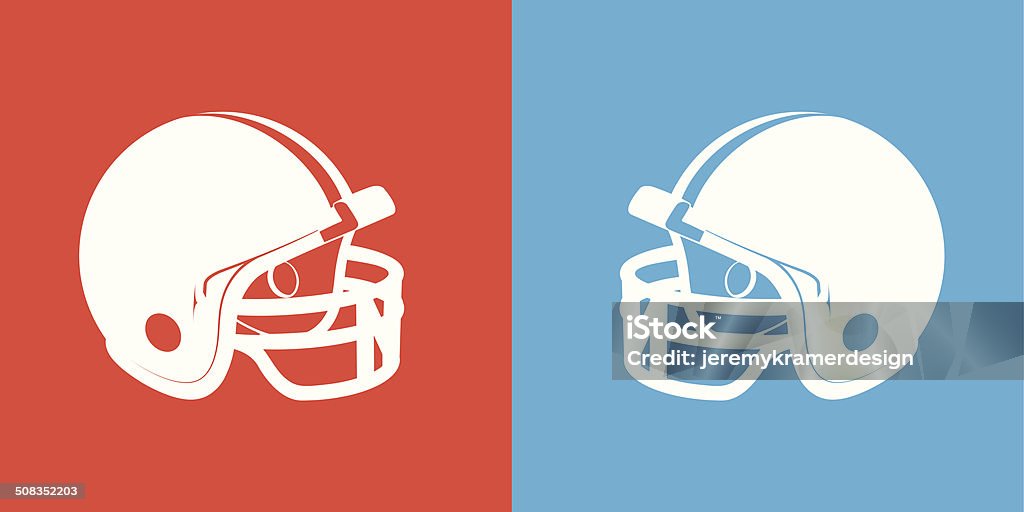 Football Matchup Football helmet background Football Helmet stock vector