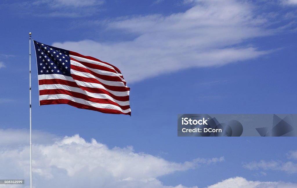 Amerikanische Flagge - Lizenzfrei Amerikanische Flagge Stock-Foto