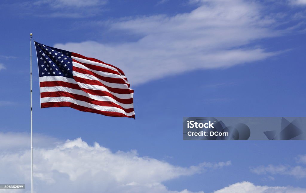 Drapeau américain - Photo de Ciel libre de droits