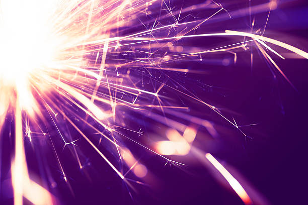 istock Abstract Sparkler Background In Purple 508352649
