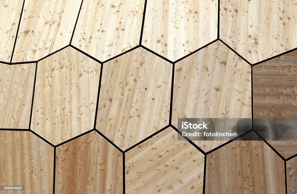 Holz Hintergrund - Lizenzfrei Sechseck Stock-Foto
