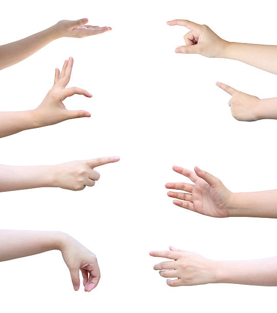 istock Woman hands on white background 508354138