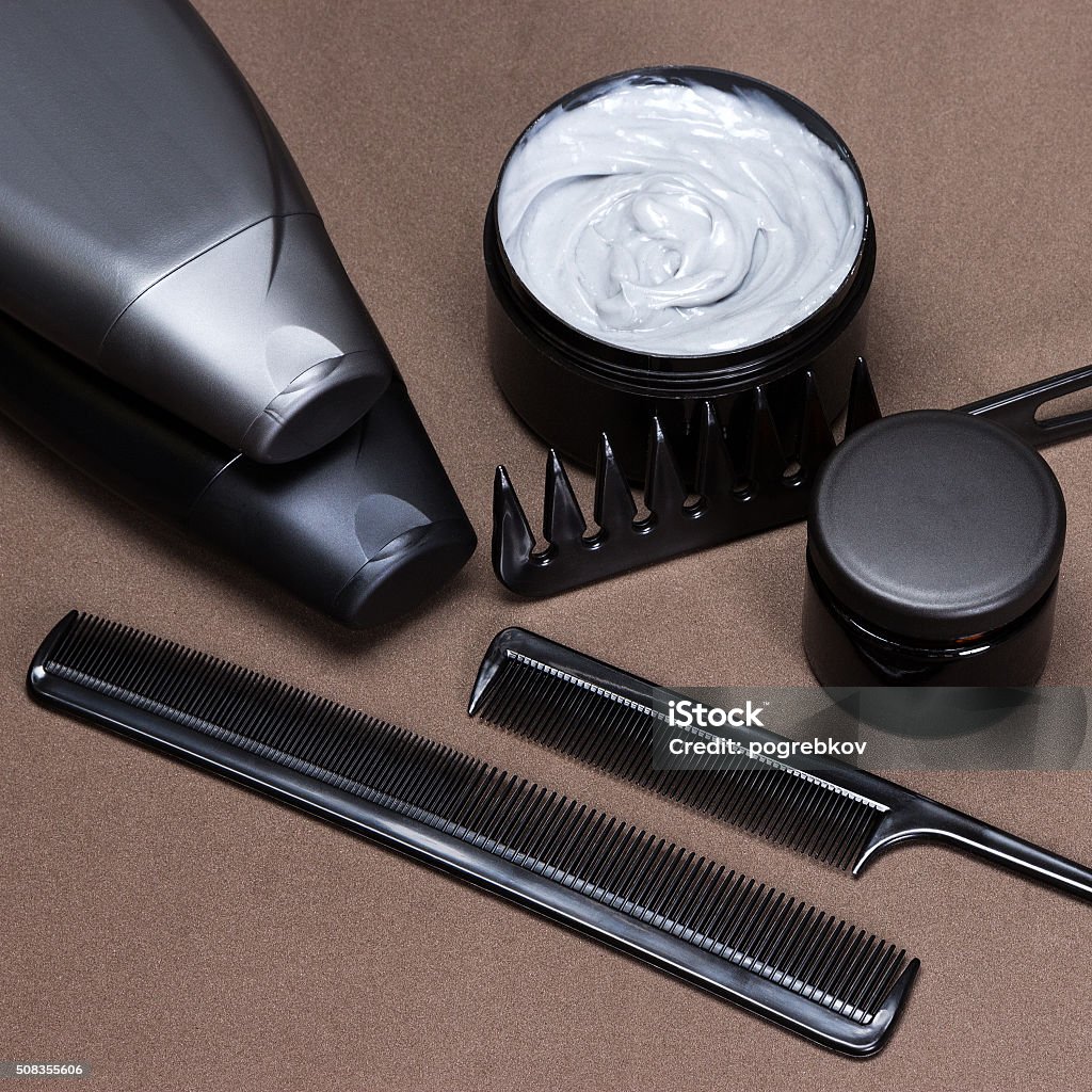 Hair Styling Products And Accessories Stock Photo - Download Image Now - Men,  Merchandise, Human Hair - iStock