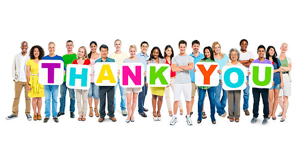 istock Group Of People Holding Placards That Form Thank You 508372661