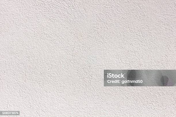 Wall Concrete Texture White Tiled Stock Photo - Download Image Now - Stucco, Textured, Textured Effect
