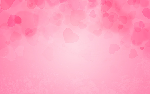 pink hearts background illustration
