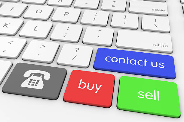 istock 'Contact Us' Buy and Sell via Phone Computer Keys 508373808