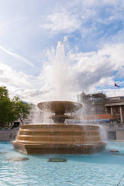 istock Fountain at Trafalgar Square in London 508374265