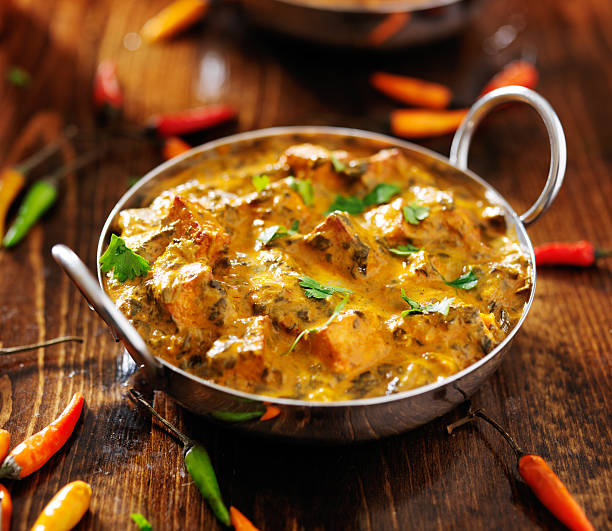 istock indian food - saag paneer curry dish 508375151
