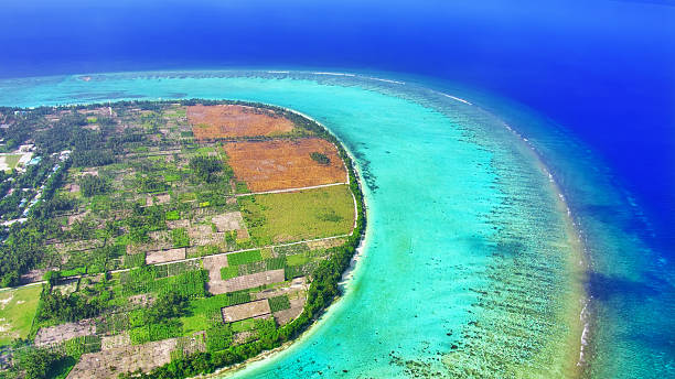 istock Beautiful tropical island from above. Maldives 508375792