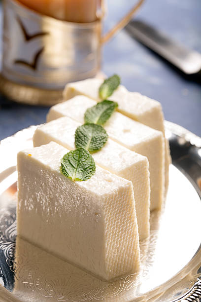 Traditional indian cheese panner
