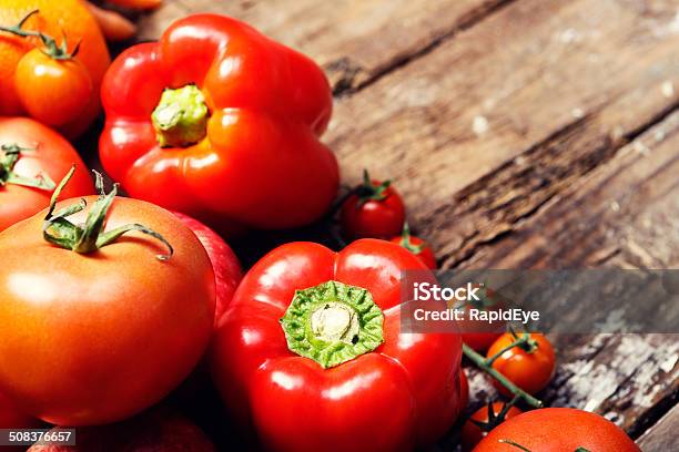 Lycopene To Help Prevent Prostate Cancer Packed Into Red Vegetables Stock Photo - Download Image Now