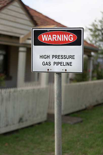 istock High pressure gas warning sign 508376882