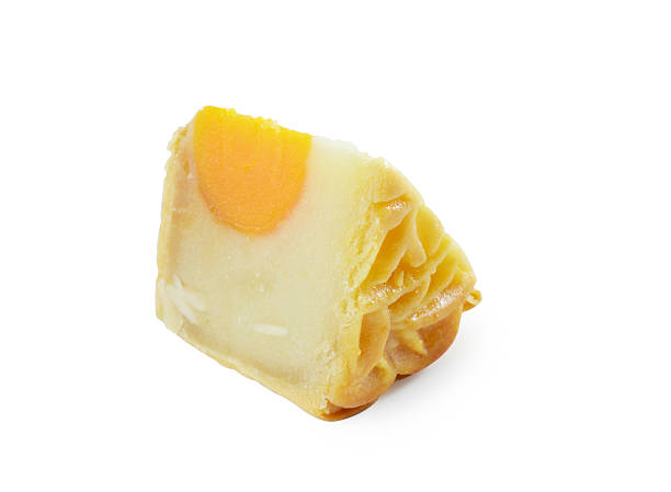 istock Closeup Moon cakes Isolated on White Background 508379085