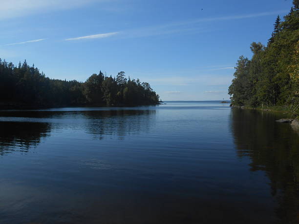 istock Lake in Woods on Valaam Russian Orthodox Monastery Island. 508379208