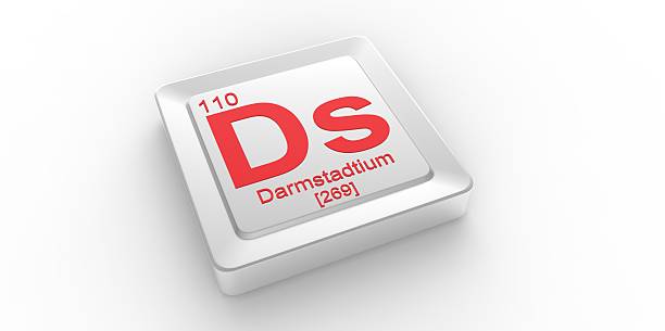 istock Ds symbol 110 material for Darmstadtium chemical element 508379995