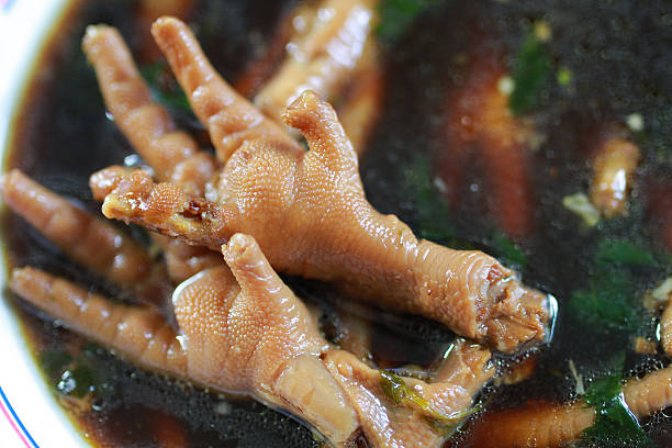 istock thai food Boil chicken foot. 508383840