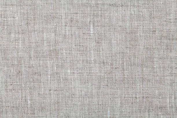 istock Fabric background in neutral grey color, linen texture 508384298