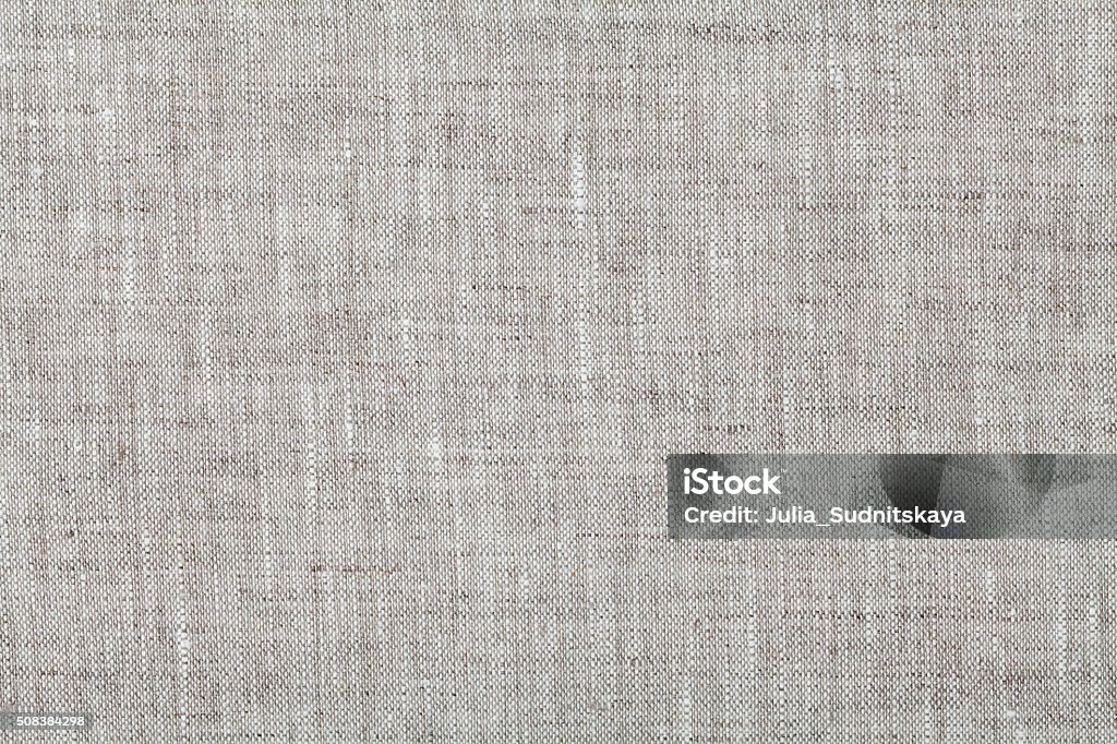 Fabric background in neutral grey color, linen texture Fabric background in neutral grey color, linen texture, top view Tablecloth Stock Photo