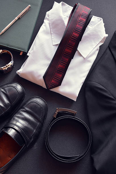 istock men's clothing along with several accessories 508384680