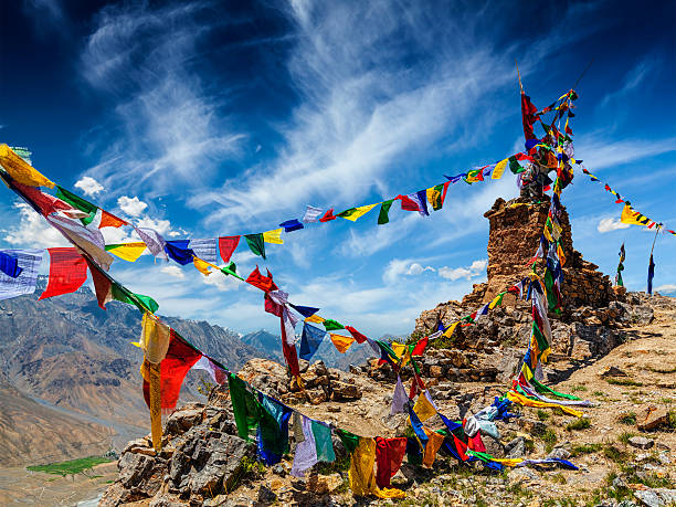 istock Buddhist prayer flags in Himalayas 508386430