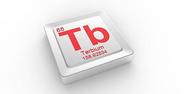 istock Tb symbol 65 material for Terbium chemical element 508398327