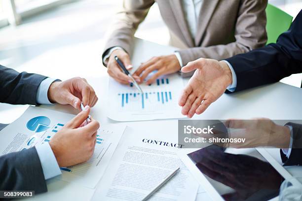 Negotiations Stock Photo - Download Image Now - Achievement, Agreement, Analyzing