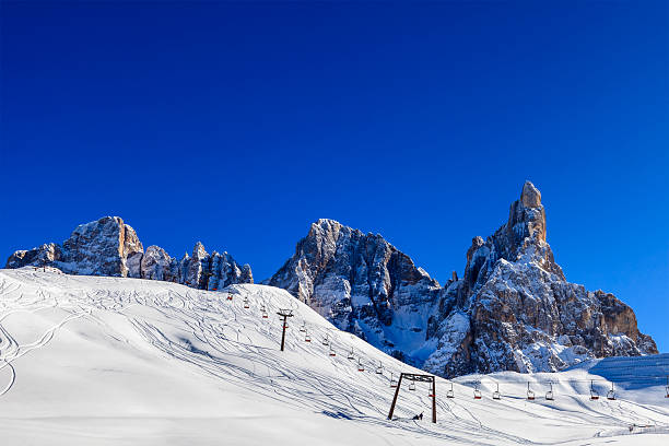 istock Pale di San Martino Natural Park in Winter 508399281