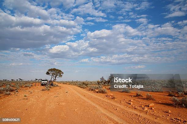 Camping In Australian Outback Stock Photo - Download Image Now - 4x4, Australia, Bush