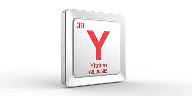 y símbolo 39 material para yttrium elemento de química - yttrium fotografías e imágenes de stock