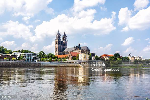 Magdeburg Skyline Stock Photo - Download Image Now - Magdeburg, Cathedral, Urban Skyline