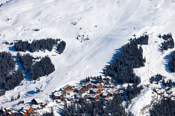 Meribel - fotografia de stock