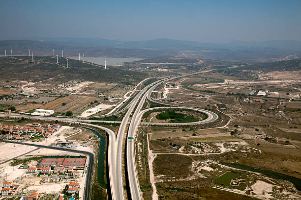 istock aerial view of a transport highway 508405717