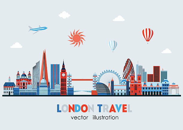 London detailed Skyline. Vector illustration London detailed Skyline. Vector illustration london skyline stock illustrations