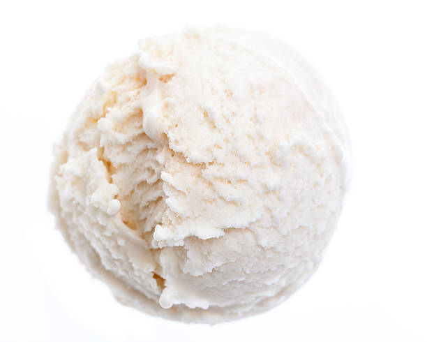 istock top view of single white ice cream scoop  isolaed on white 508408706